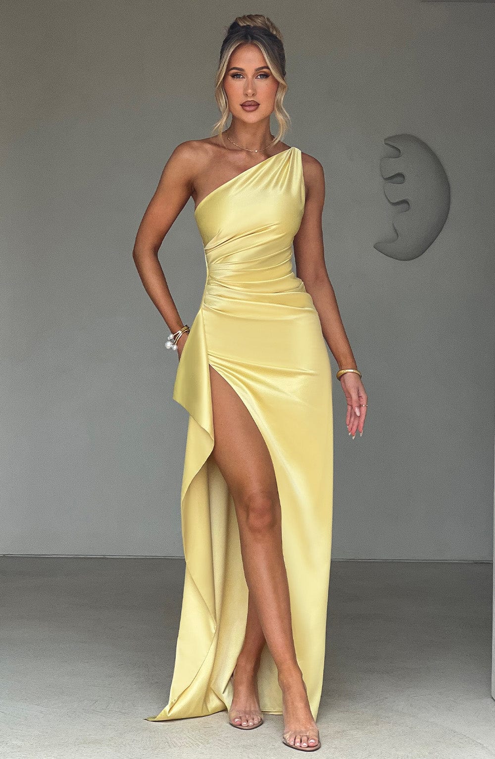 Marlowe & Co | Ariel Maxi Dress - Lemon