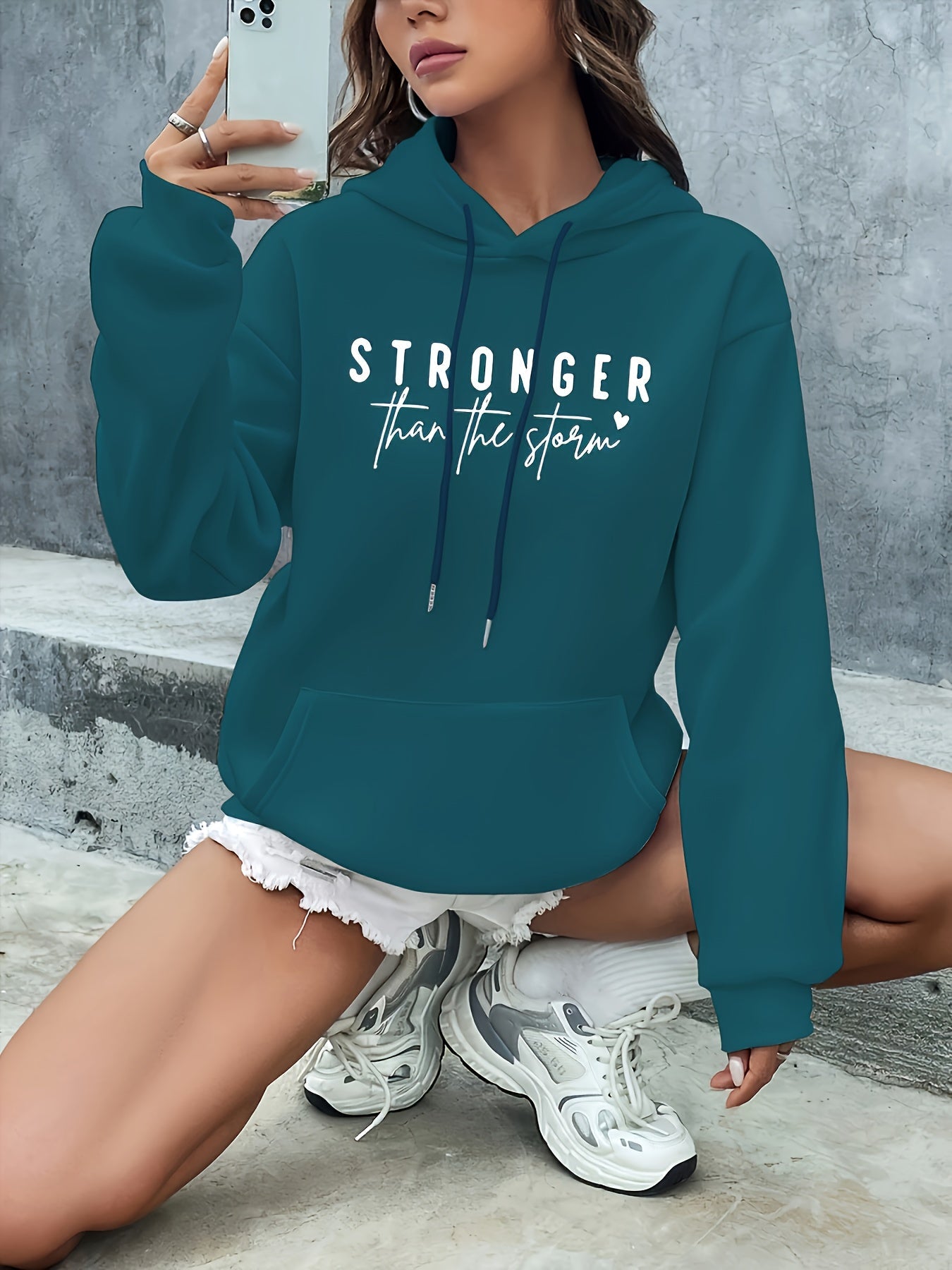Elina™ | Stronger Hoodie with Message