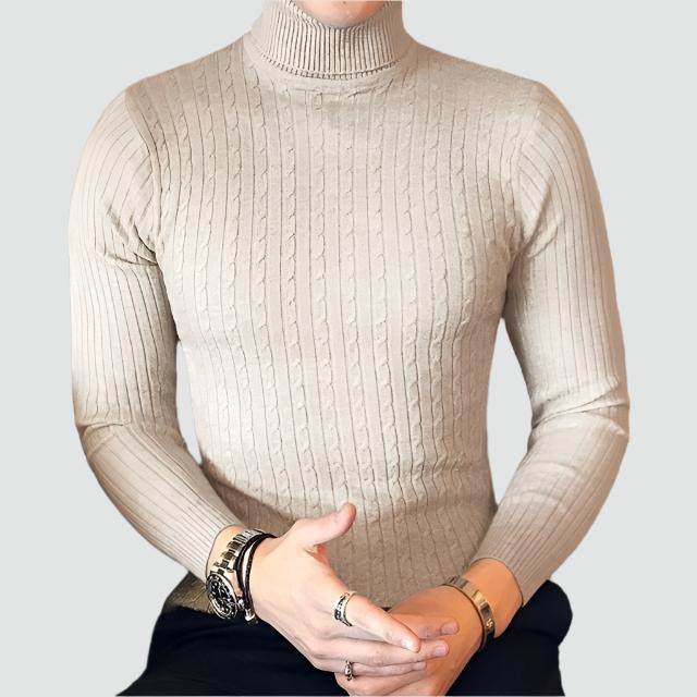 Bryan - Slim-Fit Turtleneck Sweater