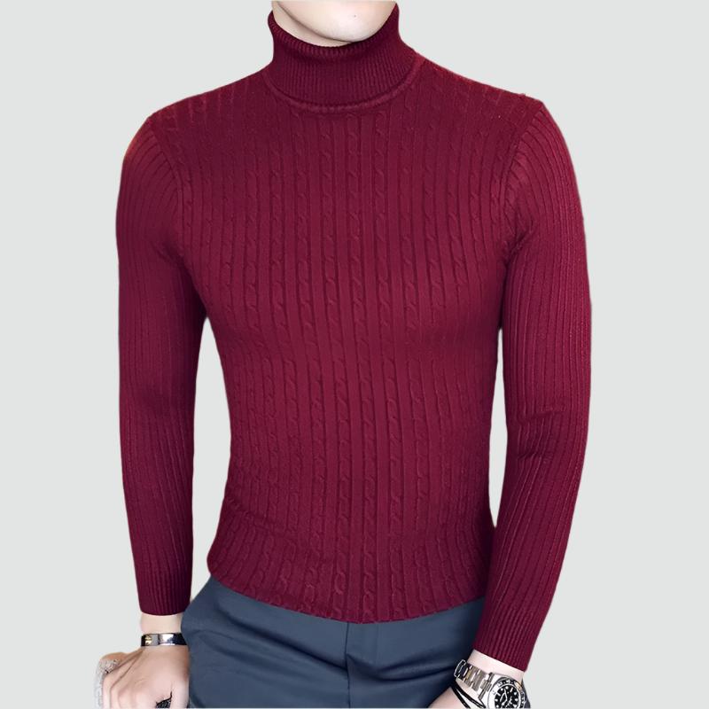 Bryan - Slim-Fit Turtleneck Sweater