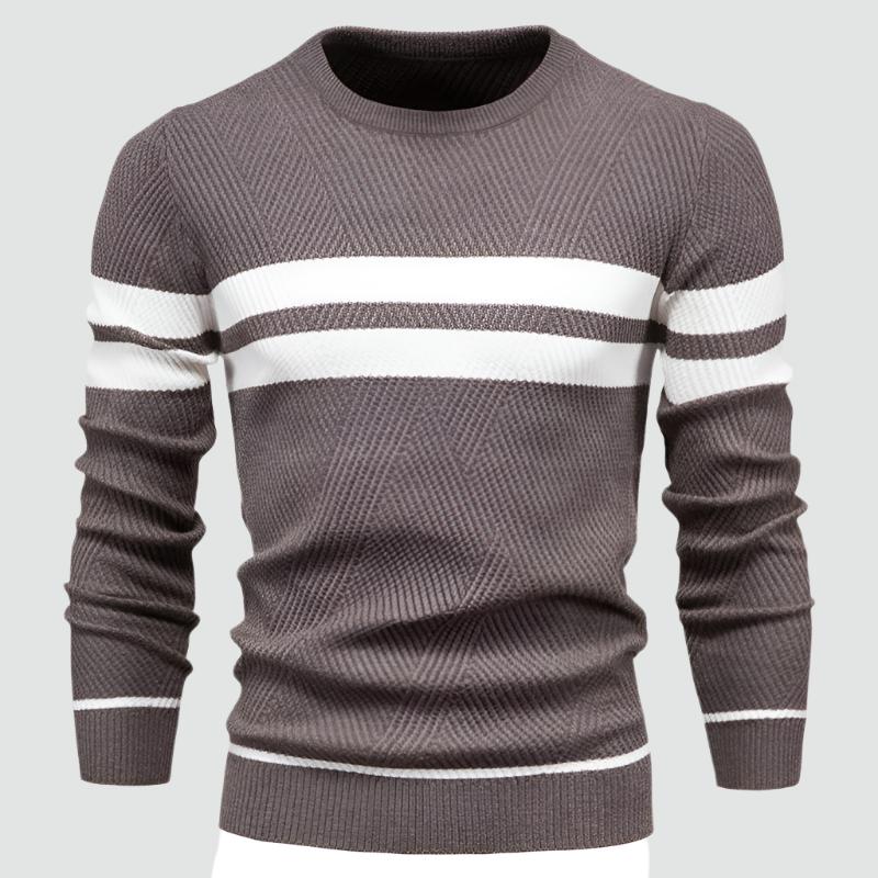 Rian - Stylish Patchwork Knit Pullover