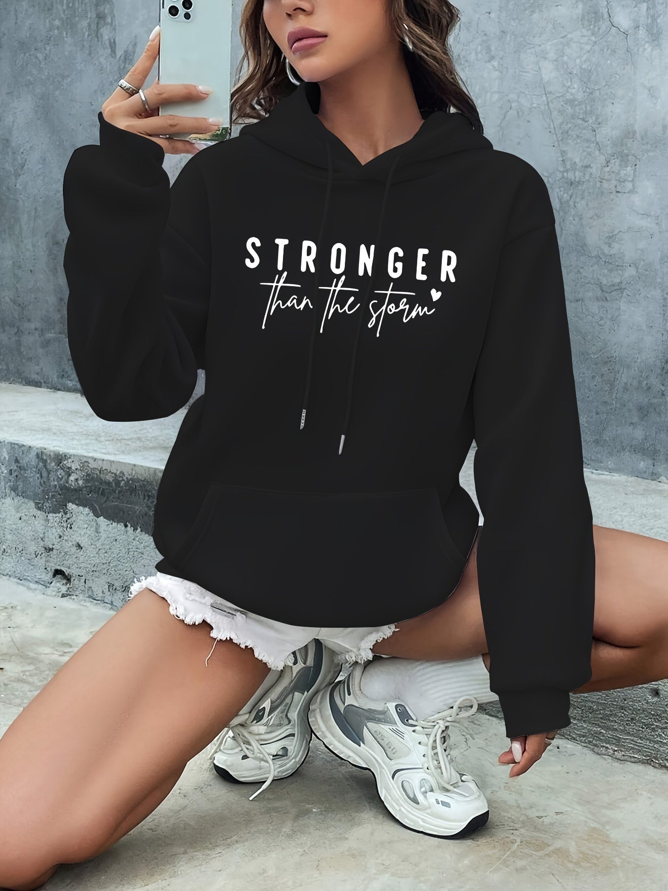 Elina™ | Stronger Hoodie with Message