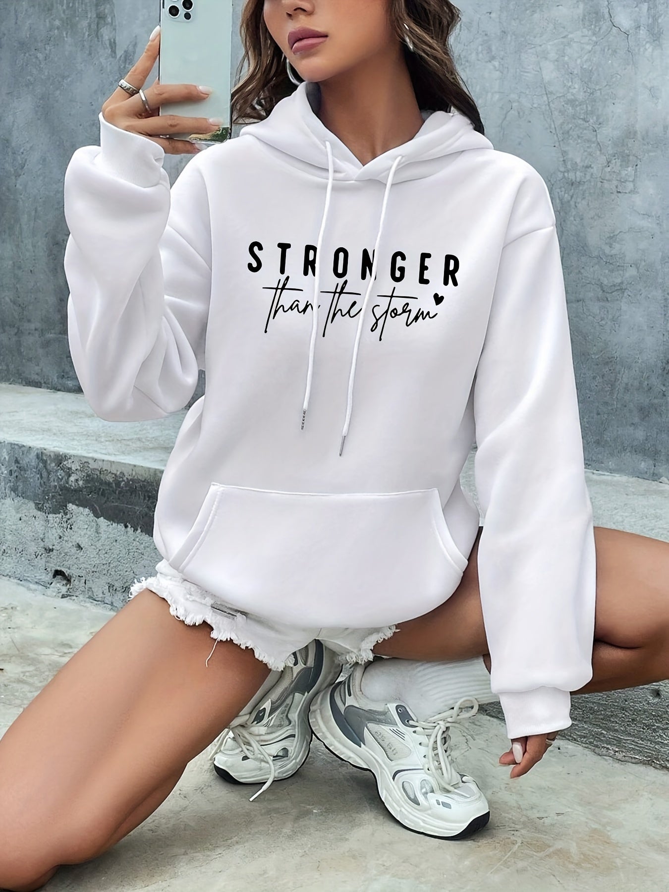 Elina™ | Stronger Hoodie with Message