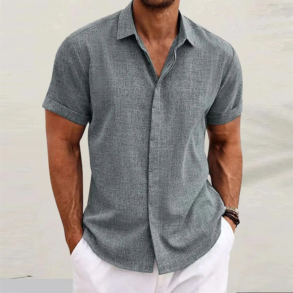 Linen Short-Sleeve Shirt
