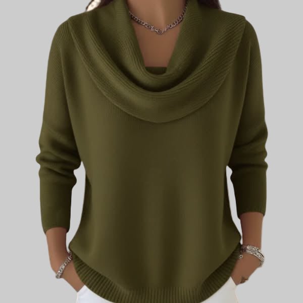 Elizabeth | Soft Cowl Neck Sweater