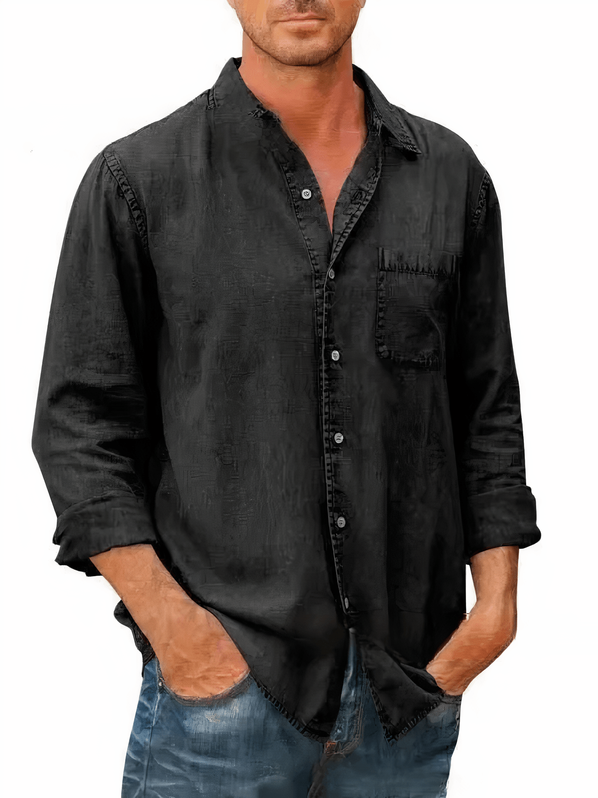 Leandro – Elegant Denim Shirt