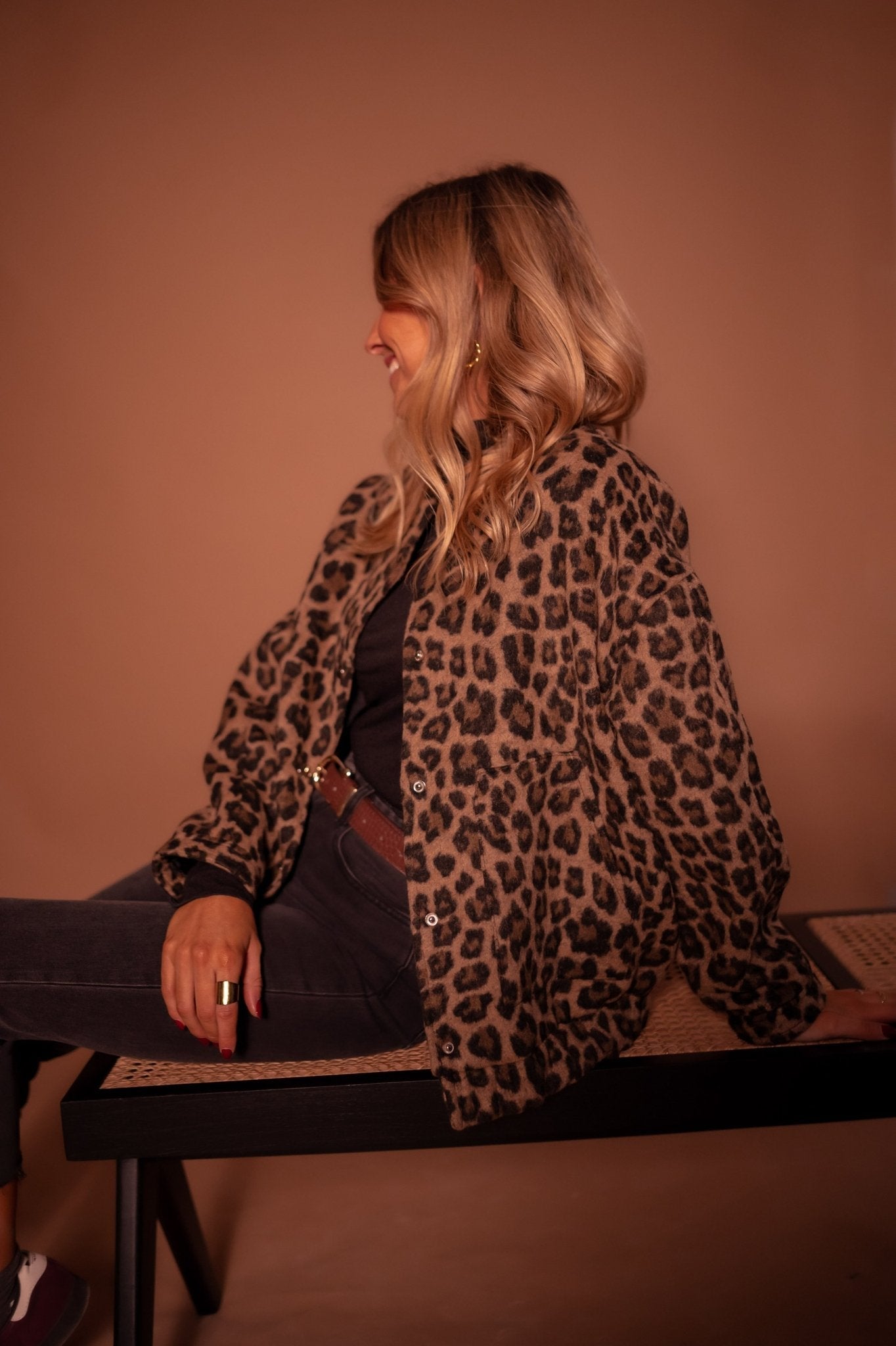 Dascha - Trendy Leopard Print Jacket