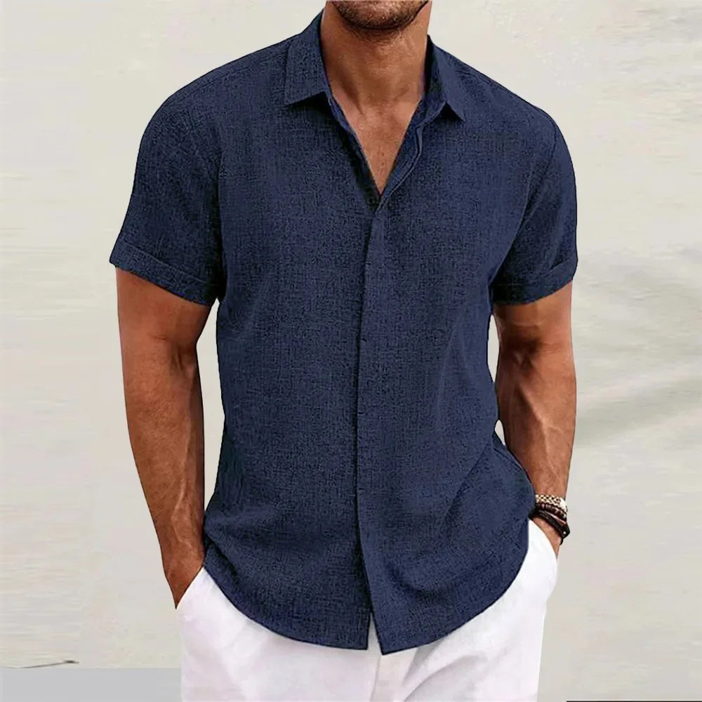 Linen Short-Sleeve Shirt
