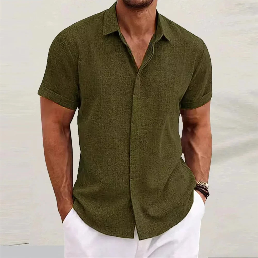 Linen Short-Sleeve Shirt