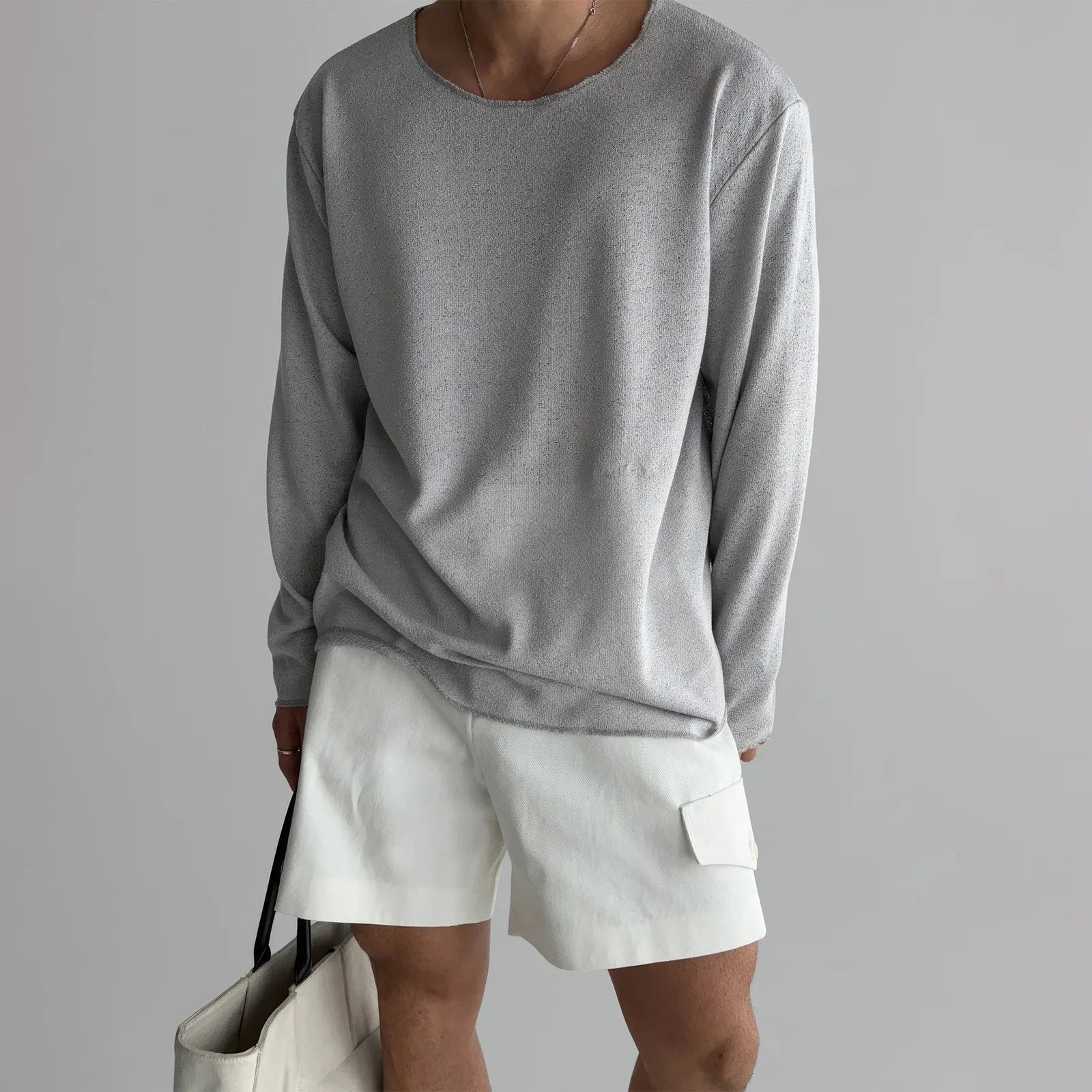 Reinhard – Elegant Hollow Knit T-Shirt