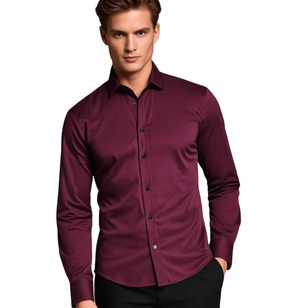 Teddy – Elegant Slim Fit Stretch Shirt