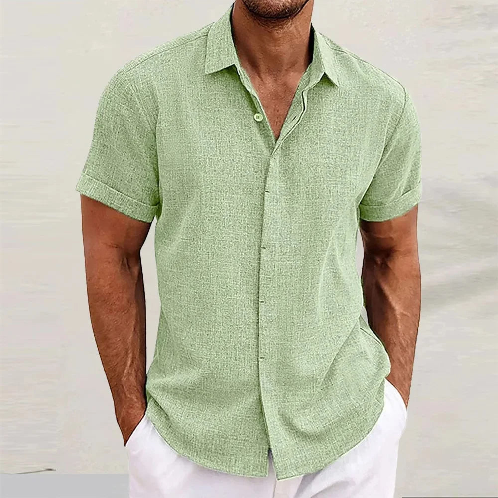 Linen Short-Sleeve Shirt