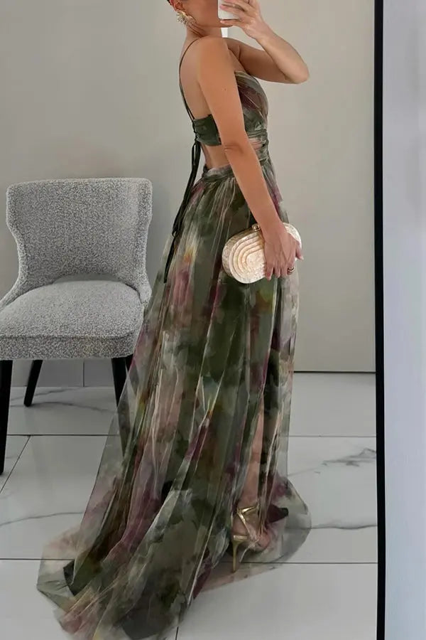 Marlowe & Co | Eléna™ Elegant Floral Long Dress
