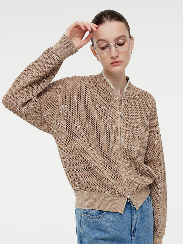 Valmere™ | Linen Zip-Up Jacket