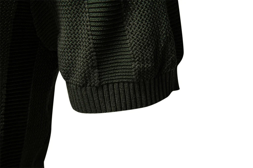 Solid Knit Mesh Polo Shirt