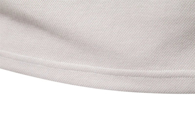 Long-Sleeve Polo Shirt with Collar
