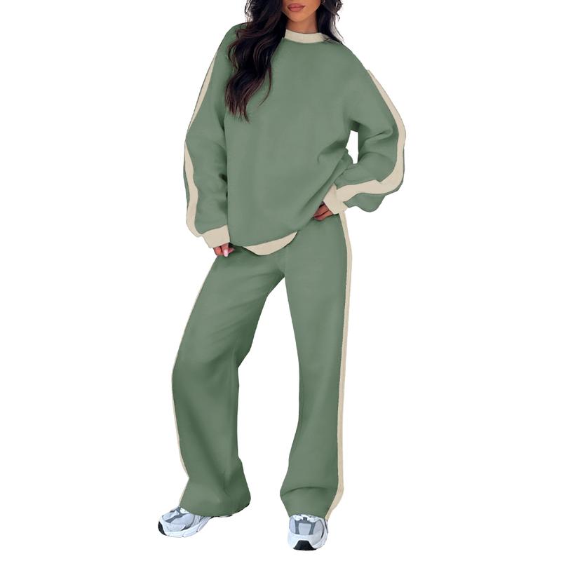 SANDI™ - Comfortable 2-Piece Lounge Set Sweatshirt & Straight Leg Pants