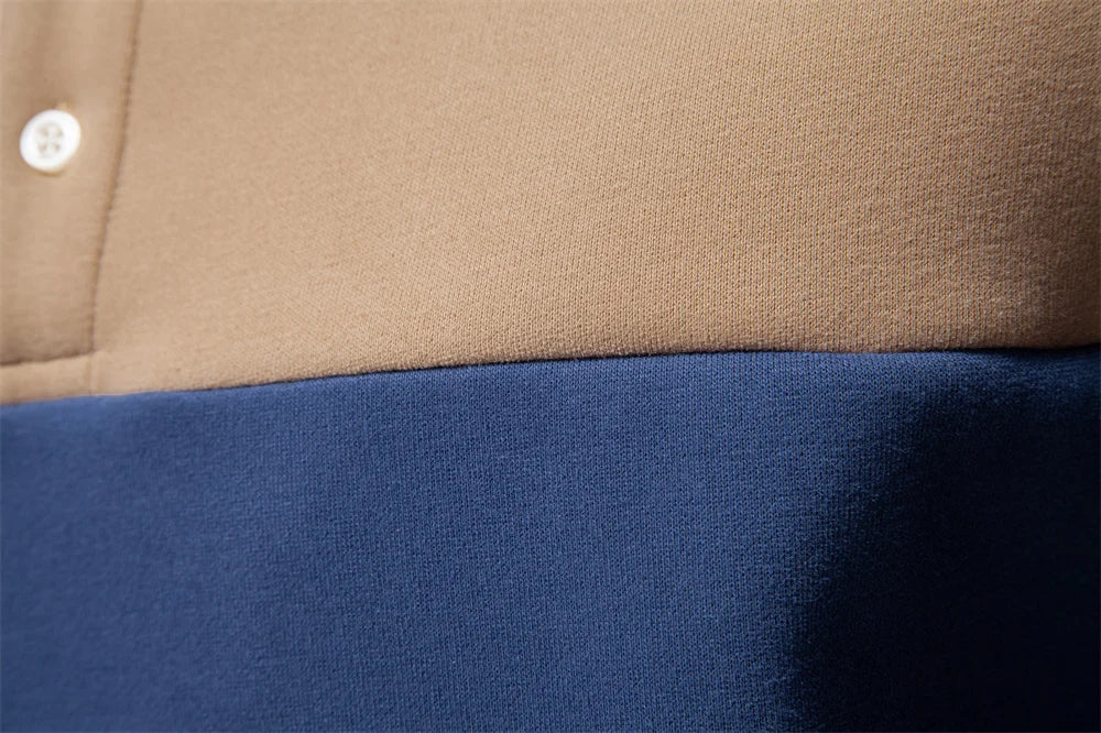 Long Sleeve Polo Sweatshirt