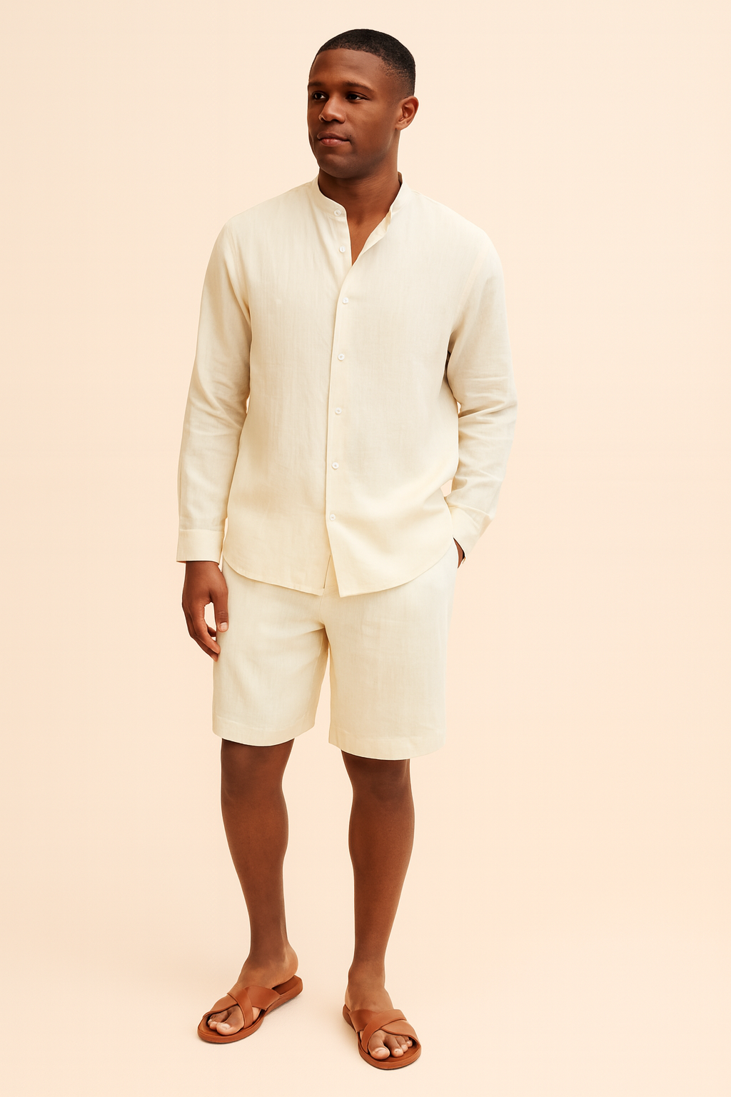 Cotton-Linen Two-Piece Set