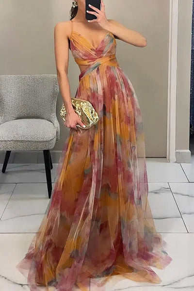 Marlowe & Co | Eléna™ Elegant Floral Long Dress