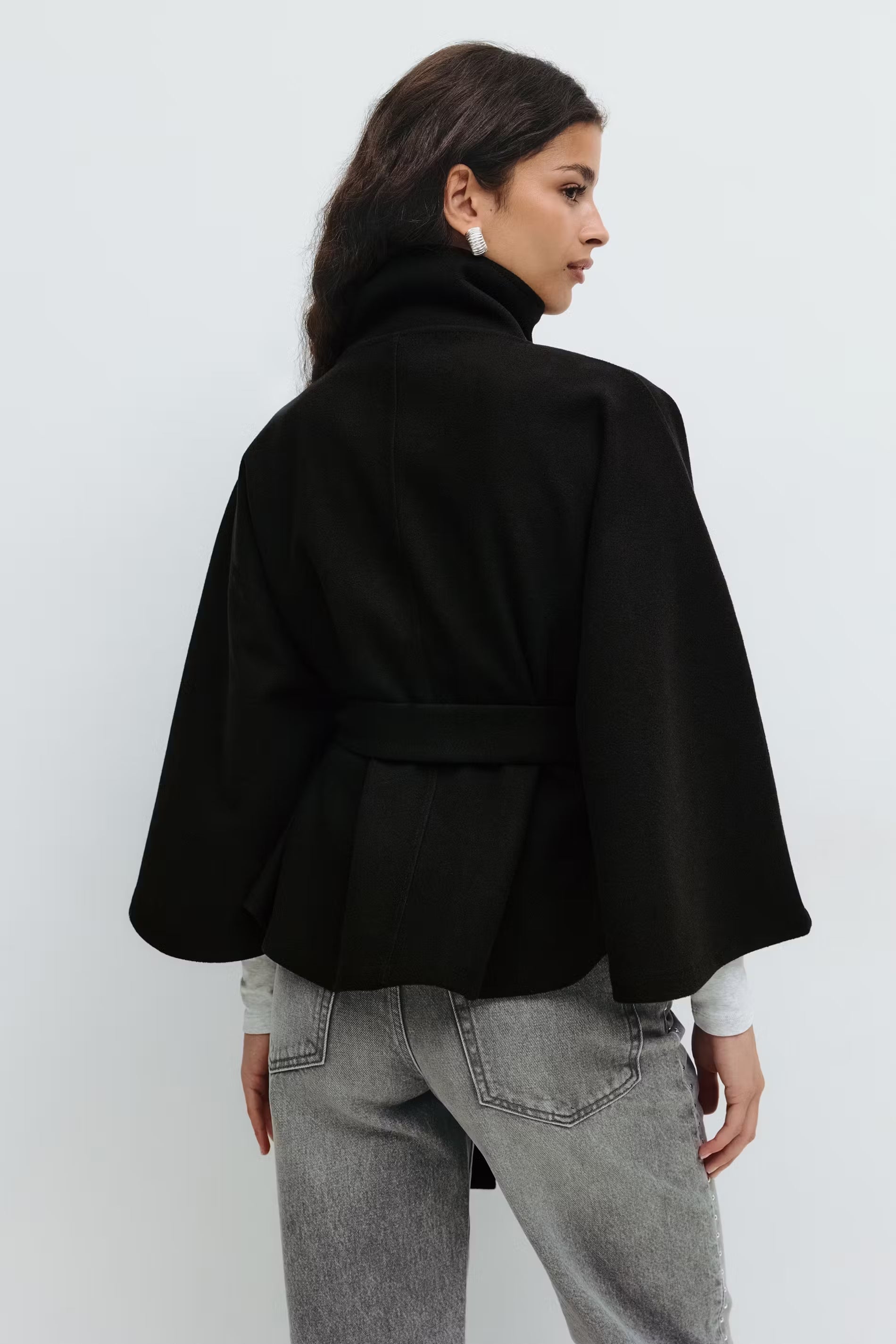 Celeste Wool Cape Jacket