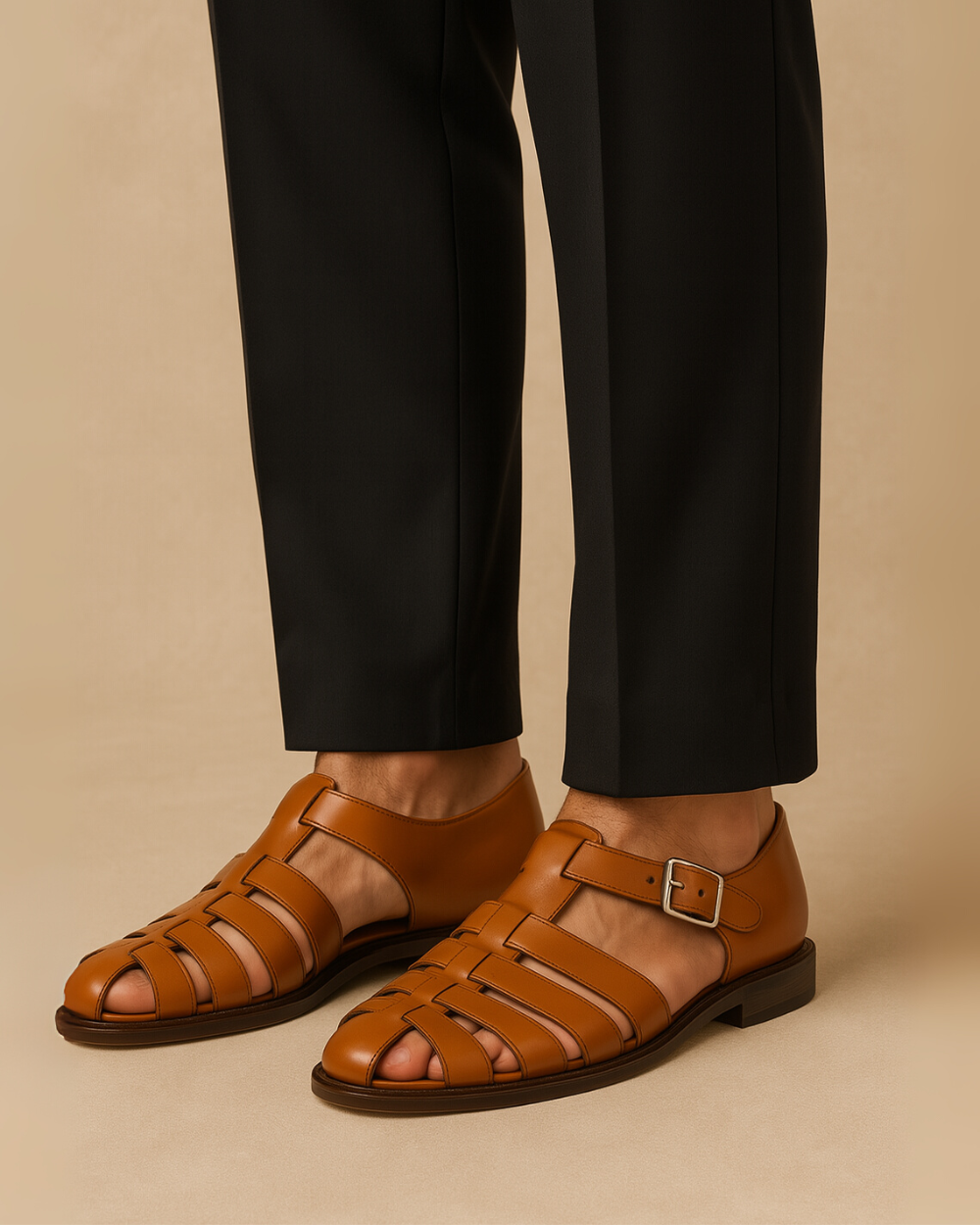 Marlowe & Co | Grazio Closed Sandal with Strap