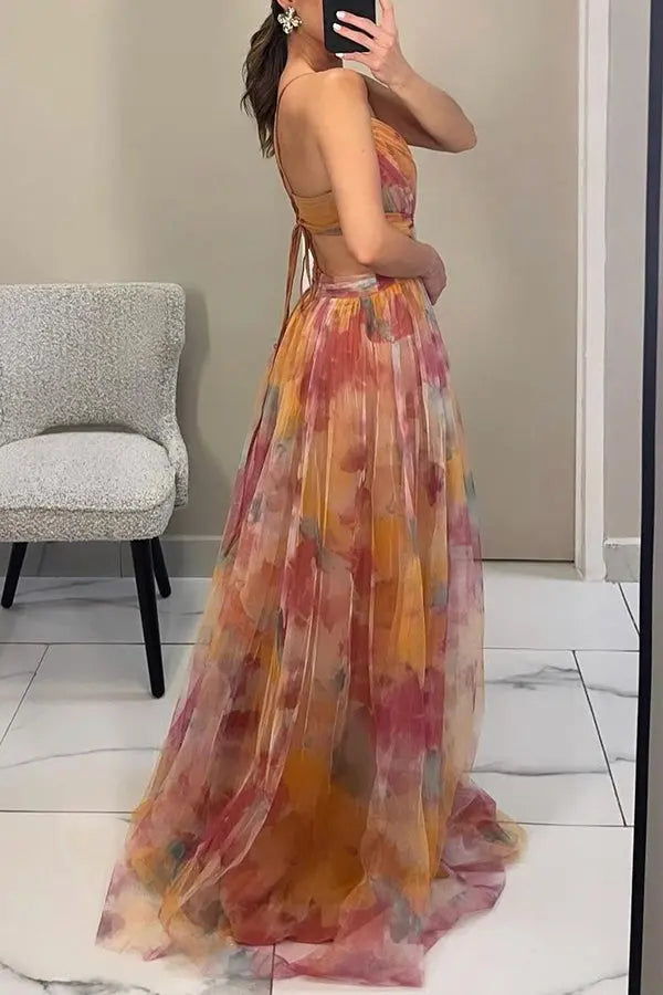 Marlowe & Co | Eléna™ Elegant Floral Long Dress