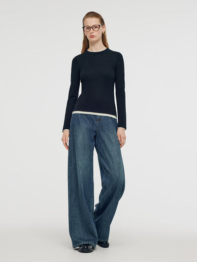 Valmere™ | Washable Wool Knit Top for Easy Care