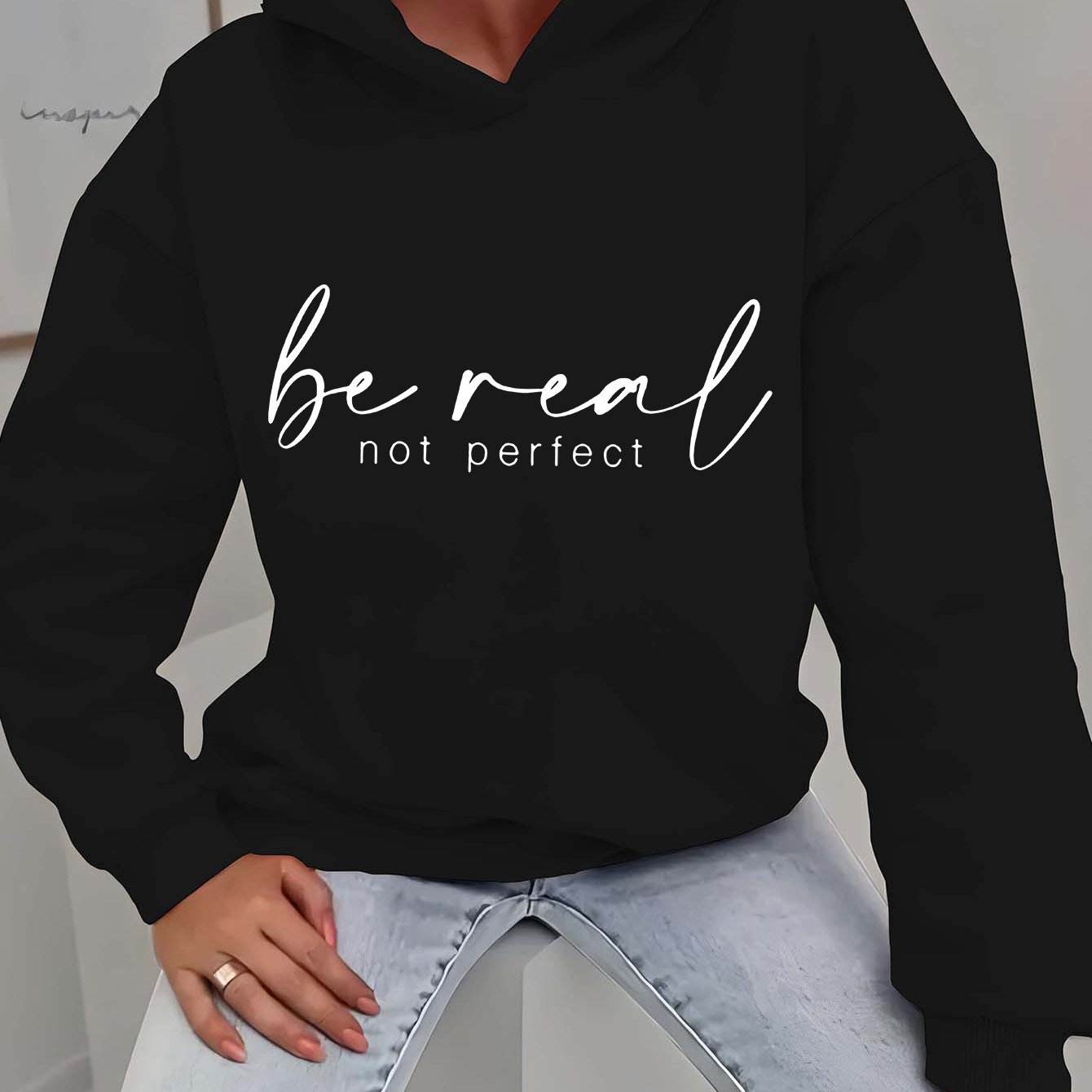 Ida™ | Be Real Hoodie with Statement
