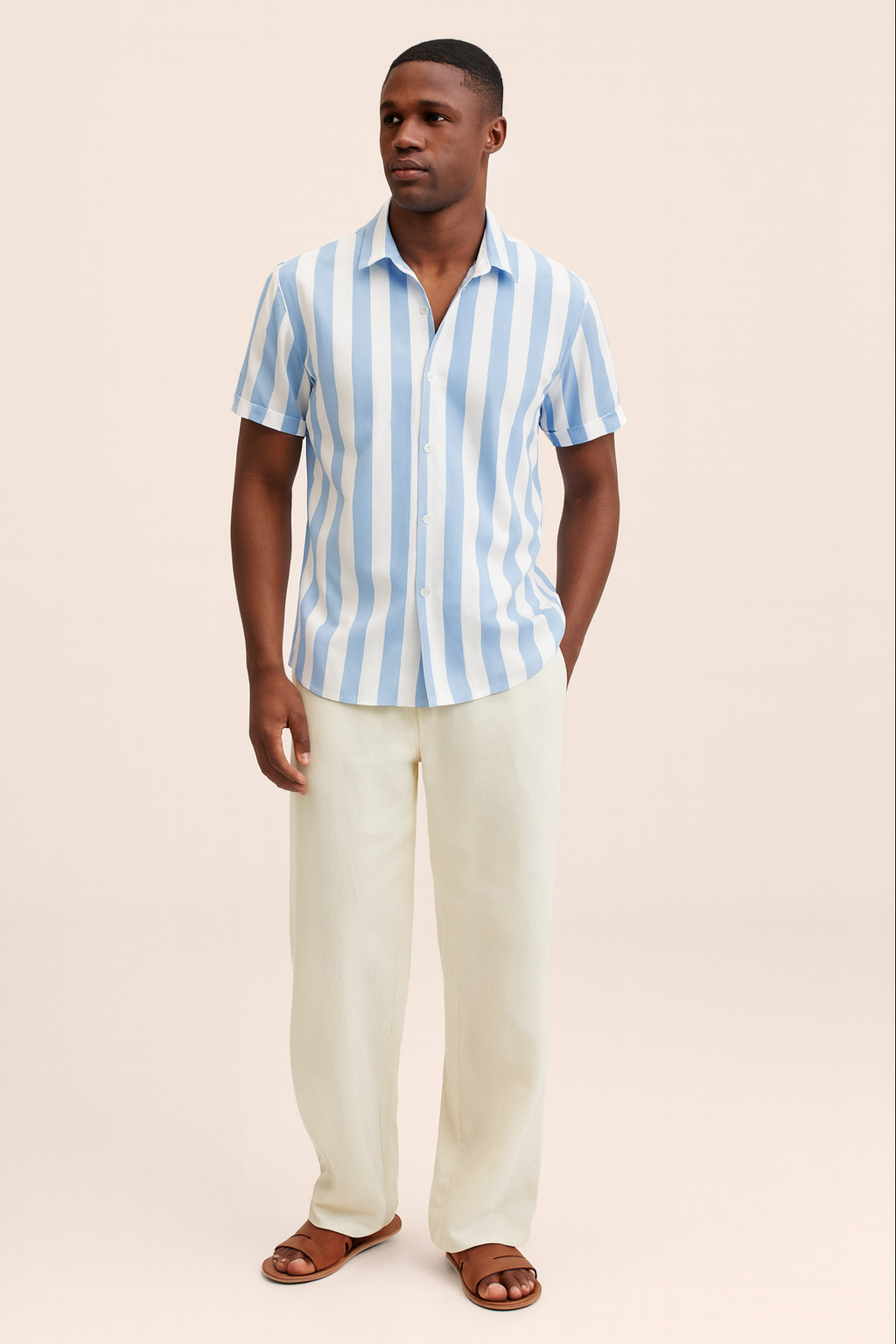 Striped Short-Sleeve Shirt