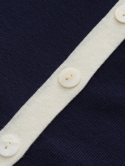 Valmere™ | Two-Tone Trim Cardigan
