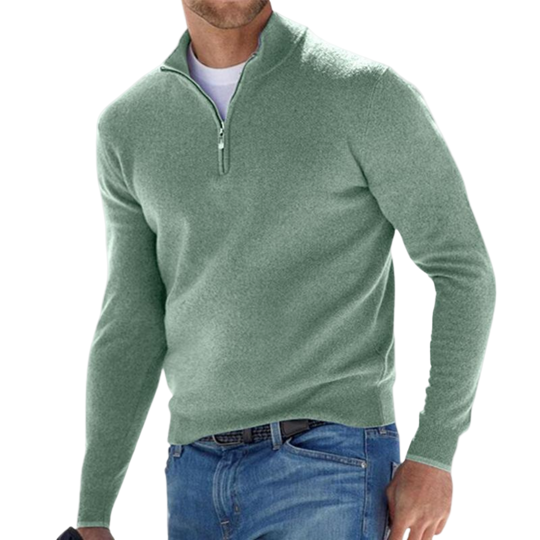 HARVIN | MEN'S ELEGANT ZIP-UP SWEATER