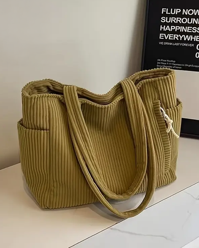 Marlowe & Co | Tess™ Ribbed Tote Bag