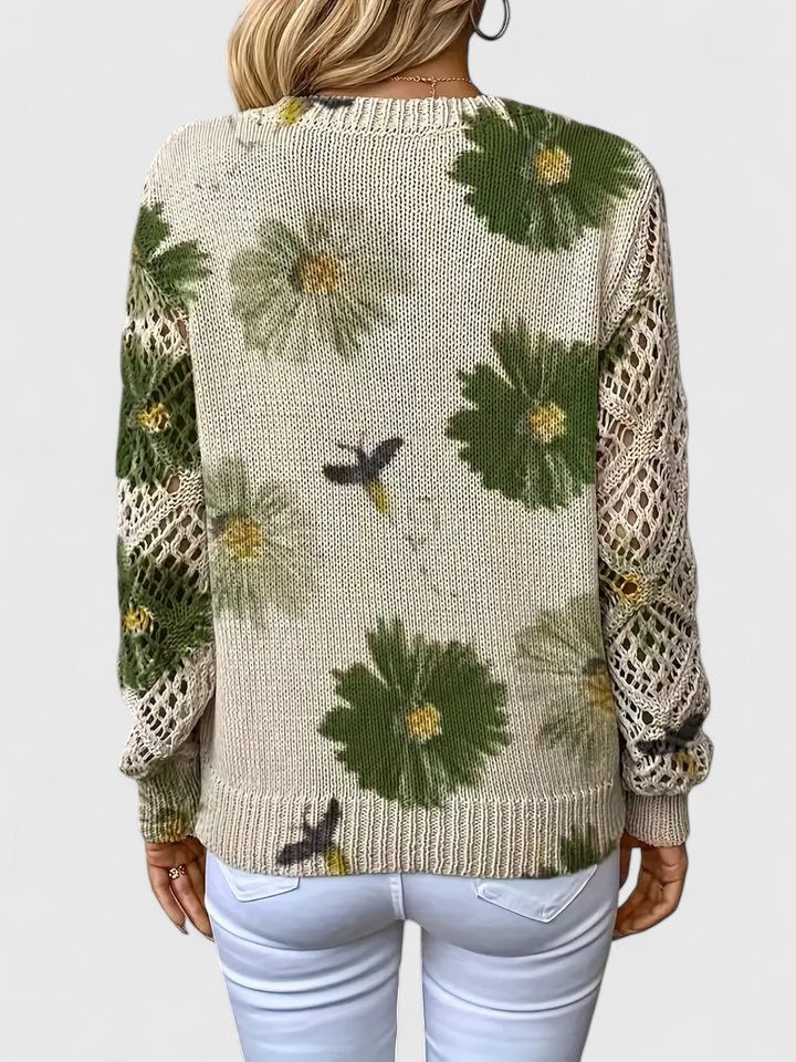 Aurélie | Timeless Floral Jumper