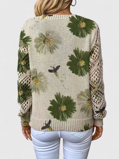 Aurélie | Timeless Floral Jumper