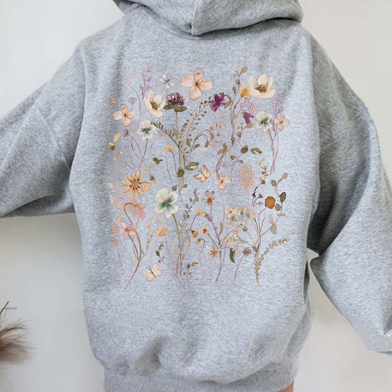 Alva™ | Floral Print Hoodie for Relaxed Moments