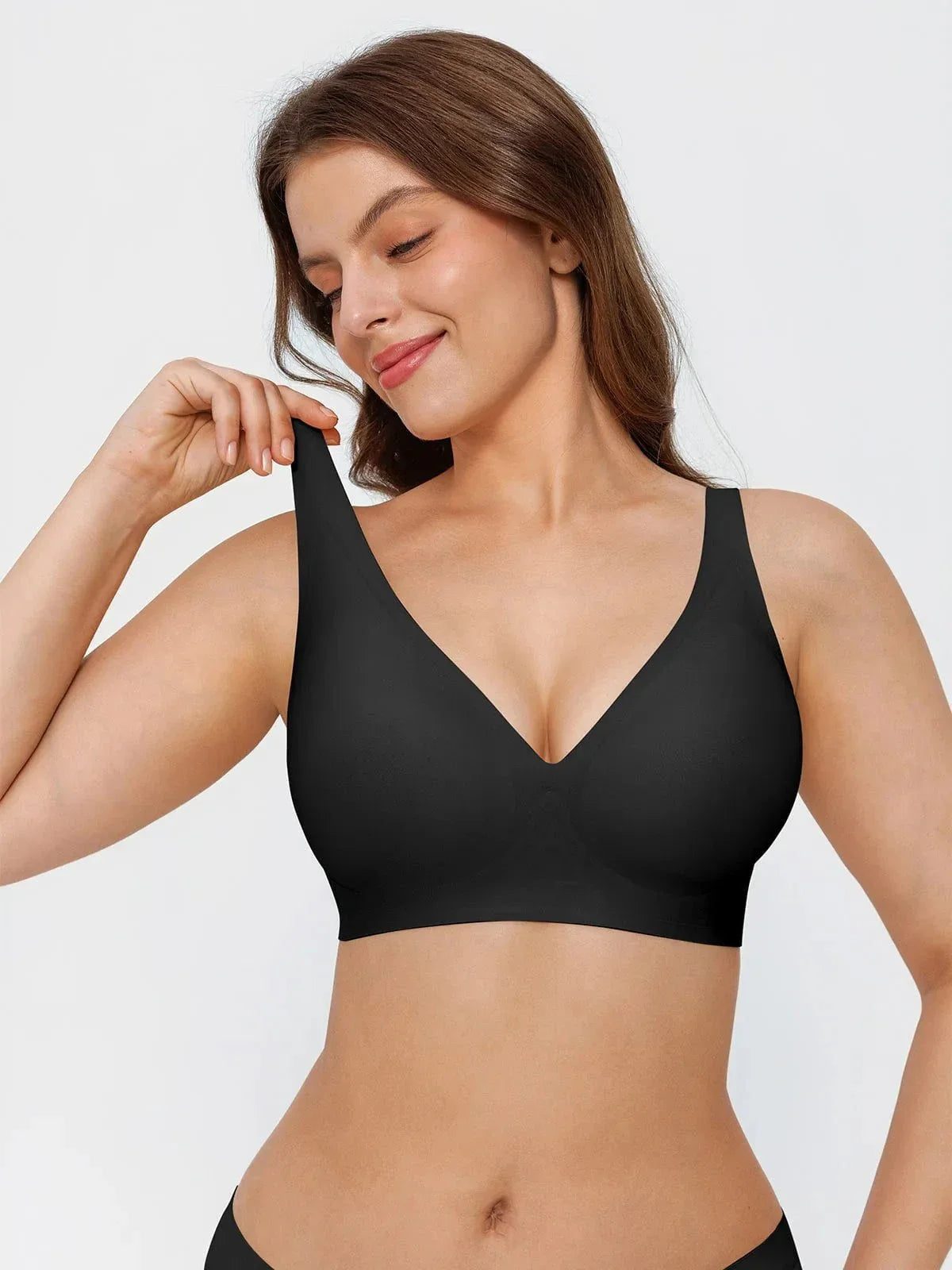 Marlowe & Co | Jelly Seamless Wireless Comfort Plunge Bra