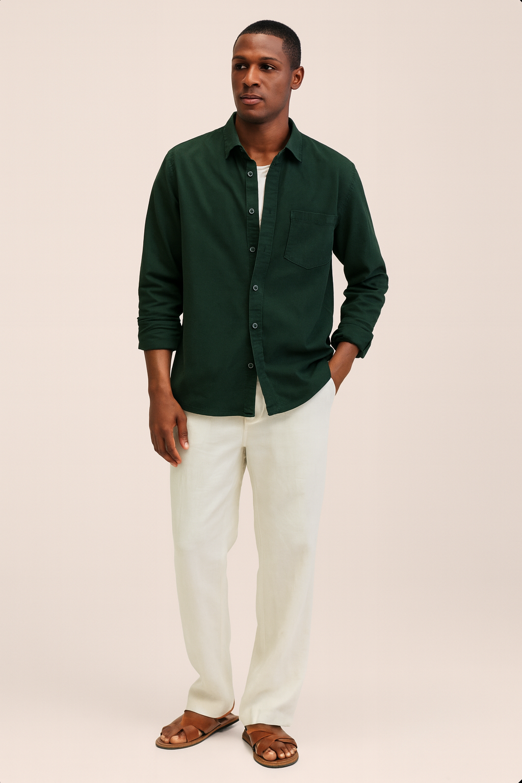 Classic Cotton Long-Sleeve Shirt