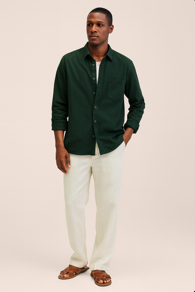 Classic Cotton Long-Sleeve Shirt