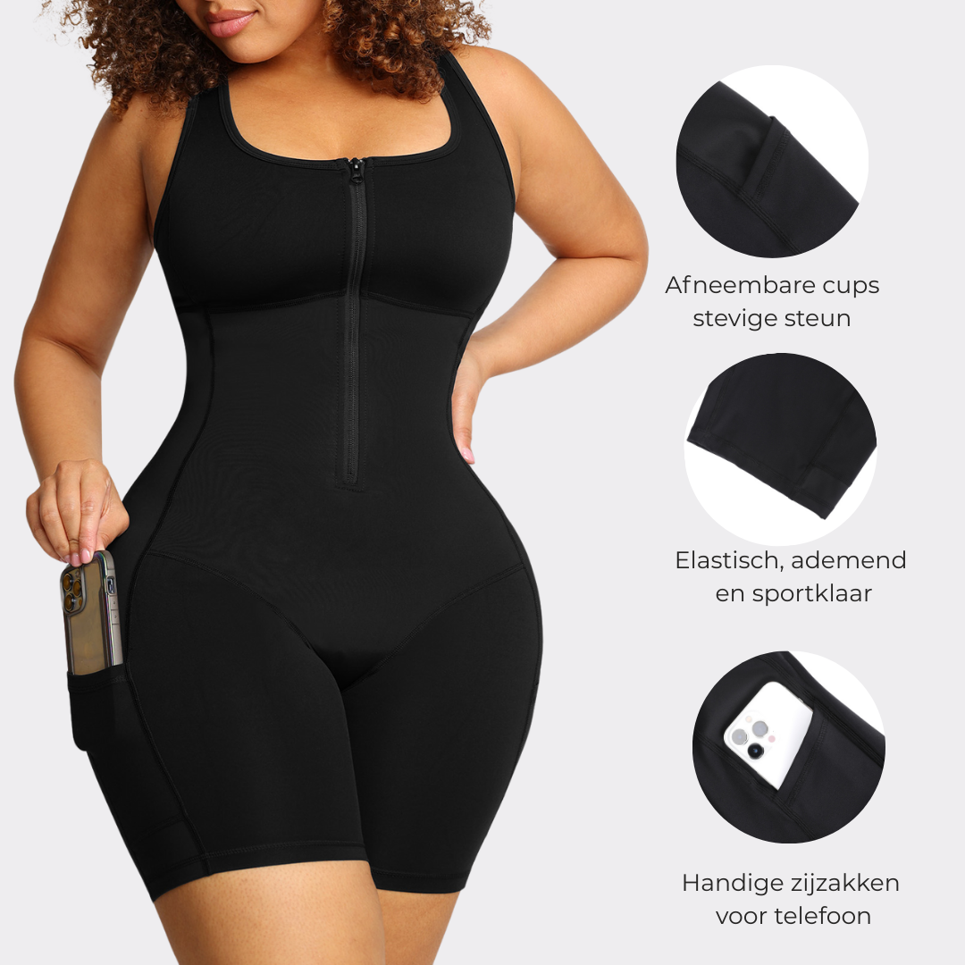 Yade Stretch Bodyshaper with Pockets