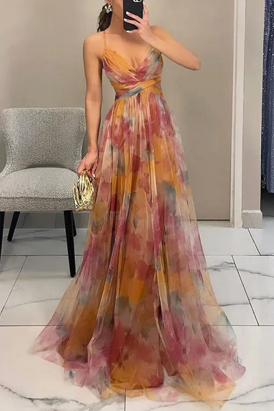 Marlowe & Co | Eléna™ Elegant Floral Long Dress
