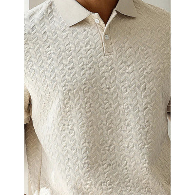 Jacquard Polo Shirt Short-Sleeve