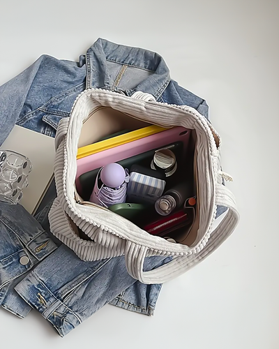 Marlowe & Co | Tess™ Ribbed Tote Bag