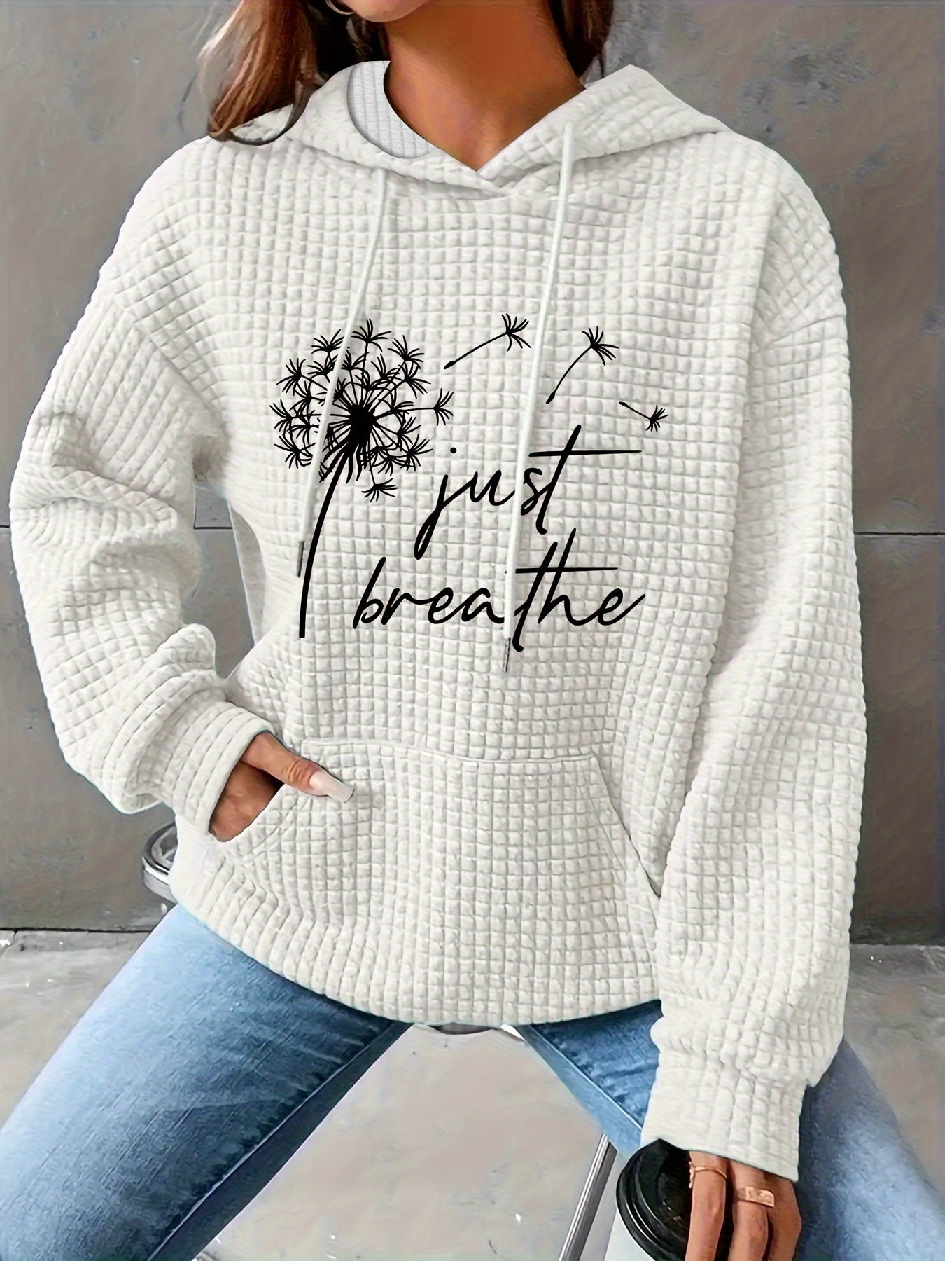 Lykke™ | Just Breathe Textured Hoodie