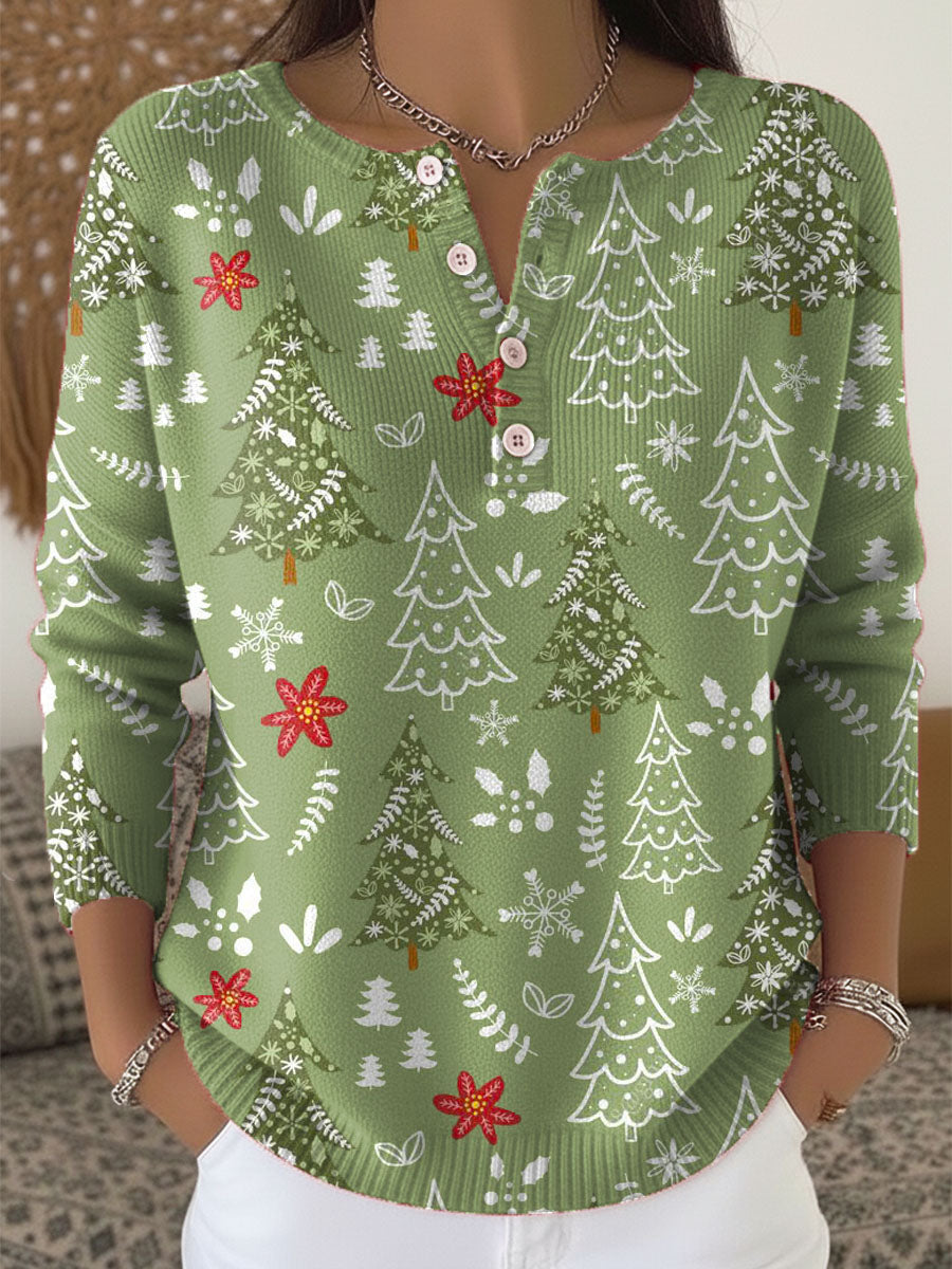 Sofie | Christmas Jumper with Buttons