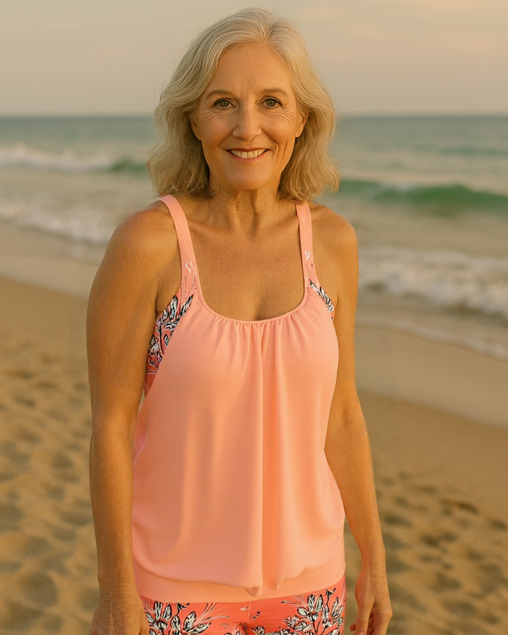 Annalise - Floral Print Classic Tankini