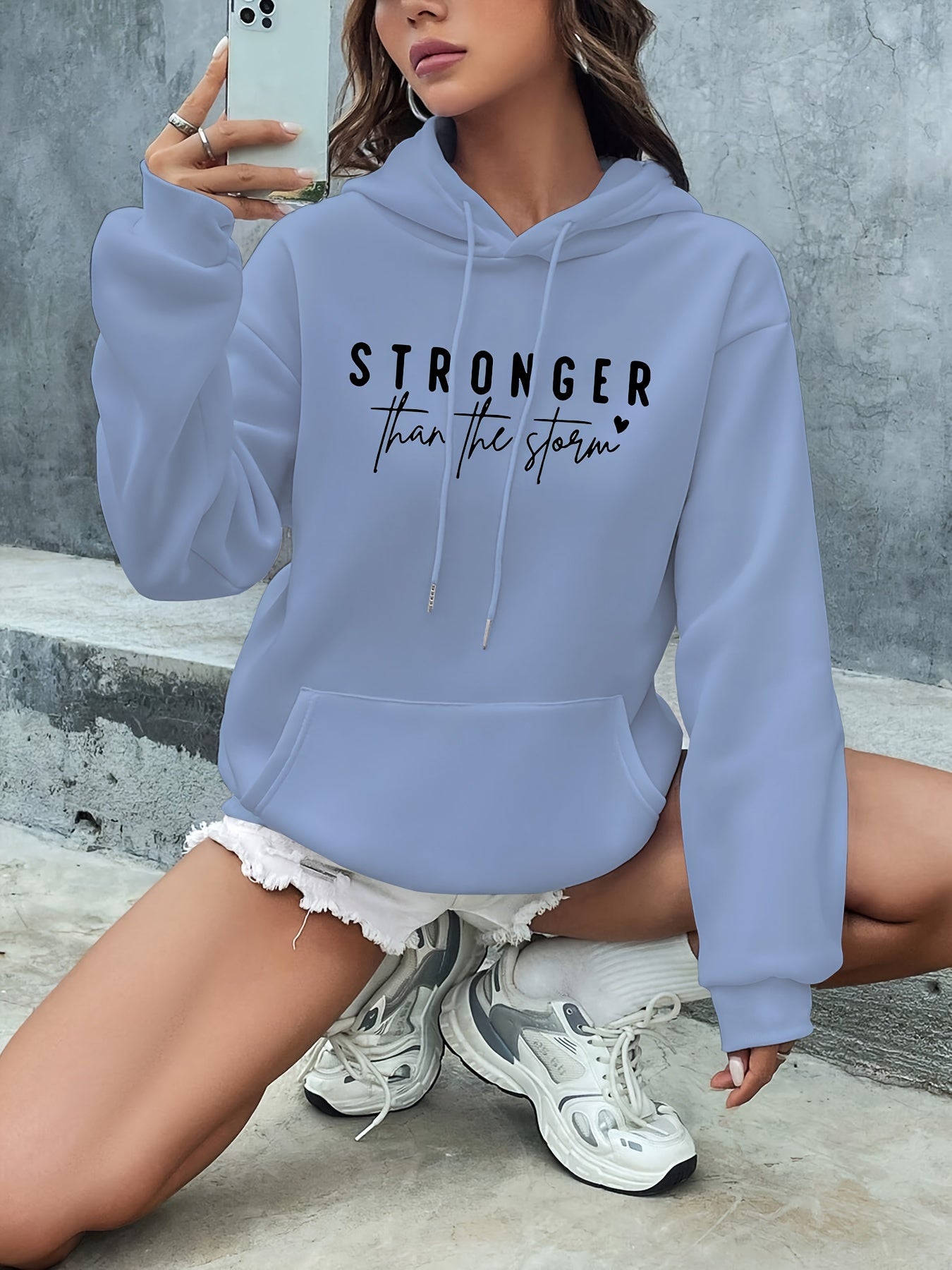 Elina™ | Stronger Hoodie with Message