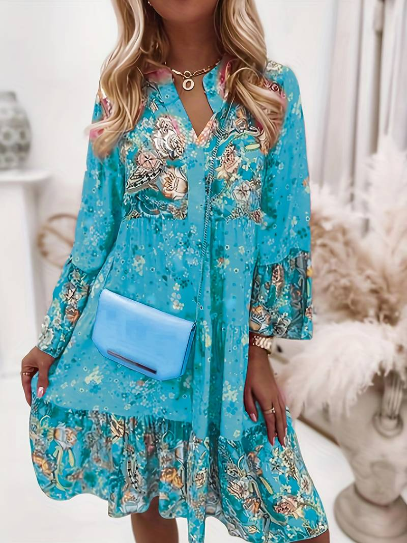 Orla - Women's floral print short dress