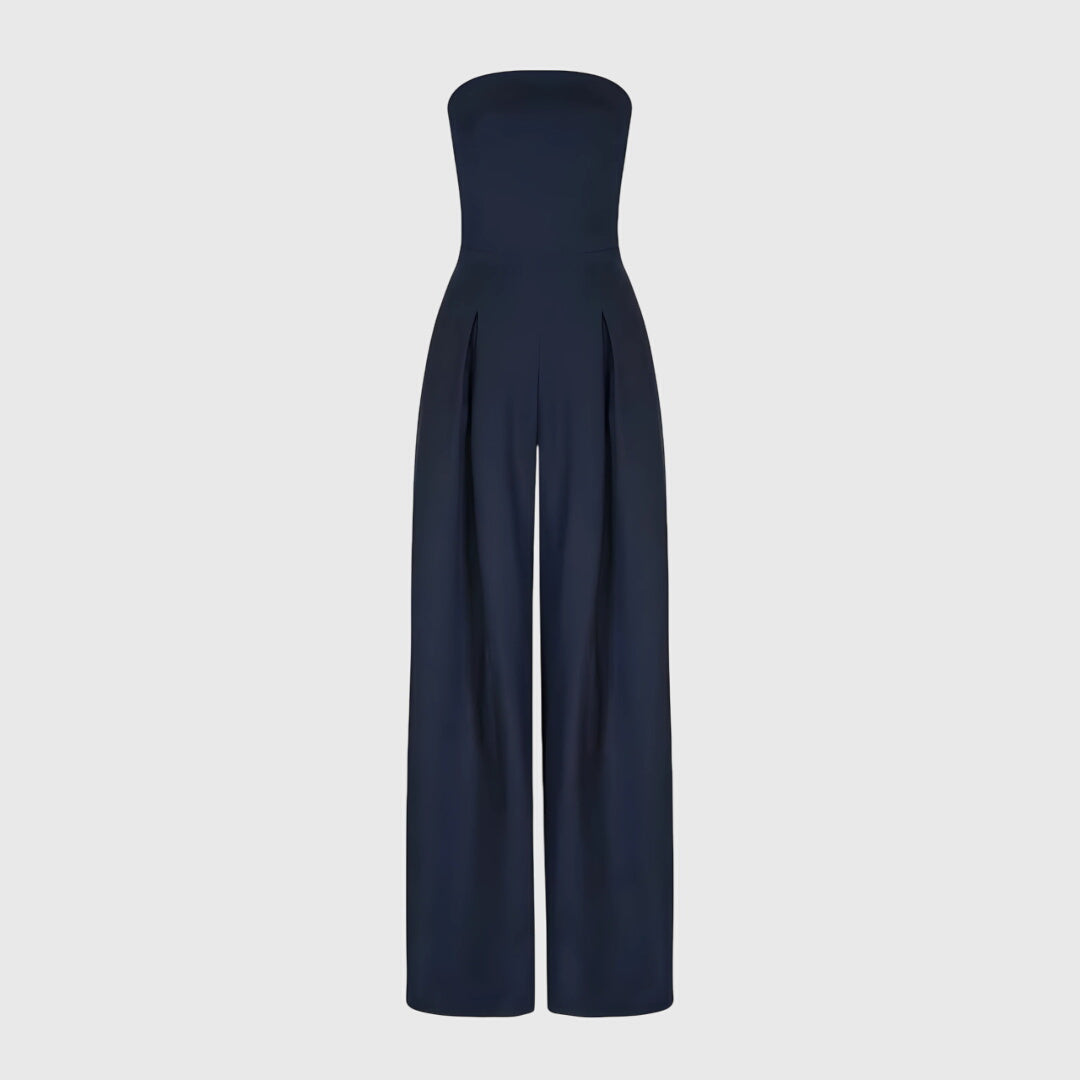 Alyssa - Wide Leg Strapless Jumpsuit