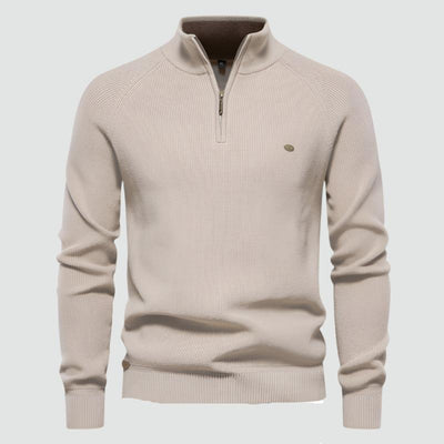 Lucio - Warm Zipper Knit Sweater